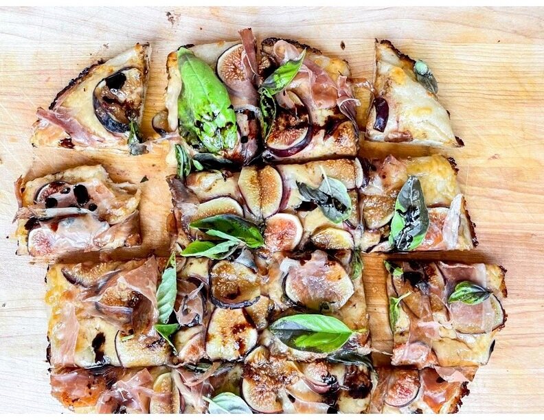 Trader Joe's Caramelized Onion and Fig Pizza